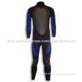 Men's Diving Suit with 10# YKK or YBS Zipper, Made of Neoprene and Nylon